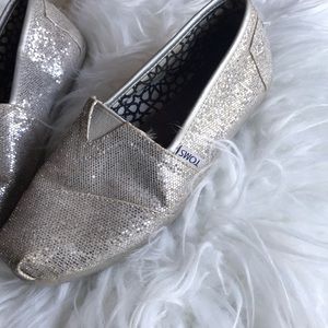 Toms sparkly shoes